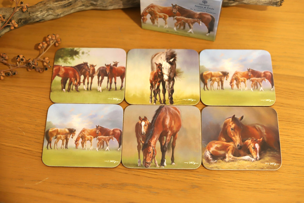 Horse Themed Home Decor - Horse Art Coasters